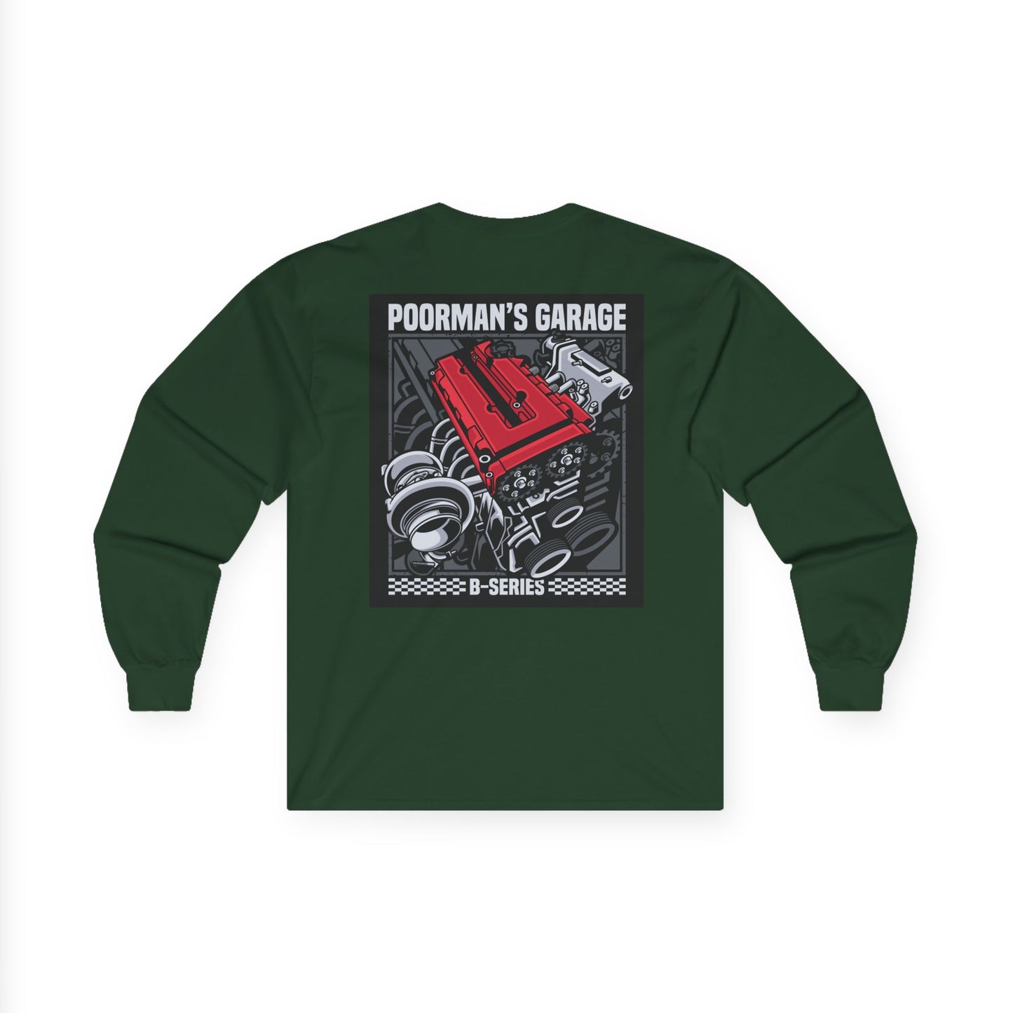 Long Sleeve Tee - Honda B Series Engine Design