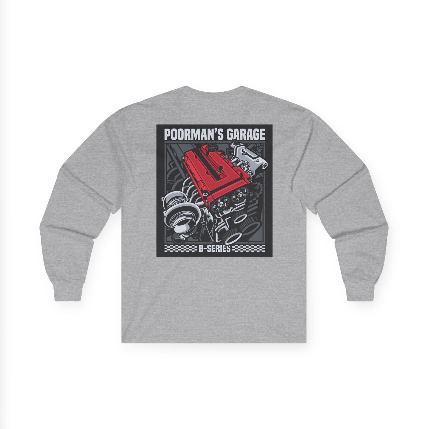 Long Sleeve Tee - Honda B Series Engine Design